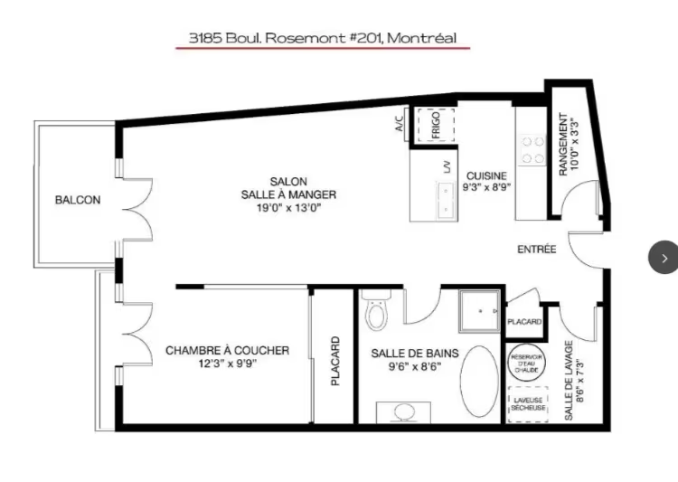 rosemont residency Typical Unit Plan